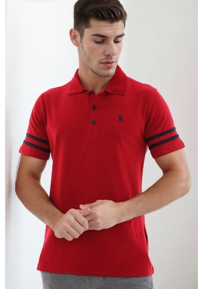 T9585 Dewberry Erkek T-shırt-bordo
