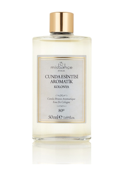 Misbahçe 80 Derece Cunda Esintisi Aromatik EDC Kolonya Cam Şişe 50 ML
