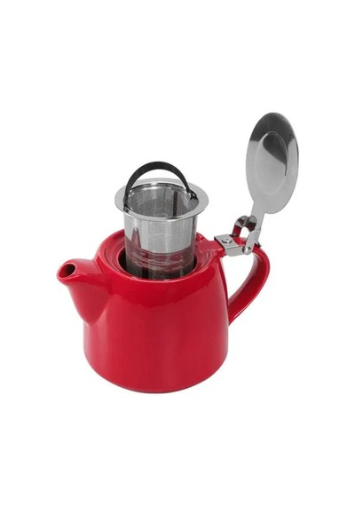 Chai Kırmızı Süzgeçli Demlik 600cc Diğer
