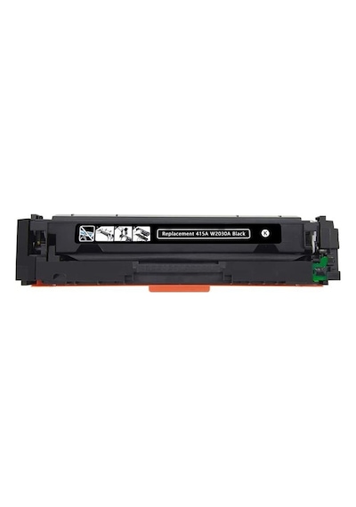 W2030a Cf415a /crg055 Siyah Uyumlu Toner Cipsiz