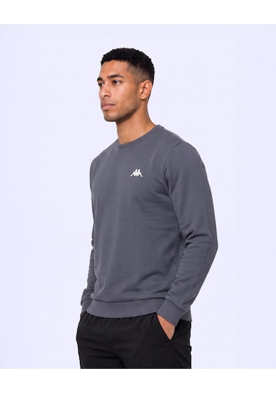 Kappa Tanner Erkek Antrasit Regular Sweatshirt