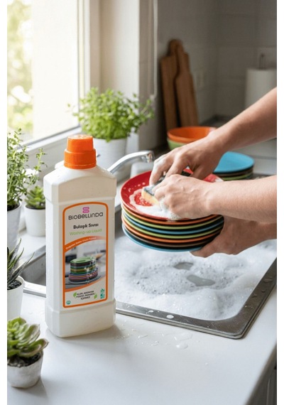 Doğal Konsantre Elde Bulaşık Güçlü Formül 750 Ml