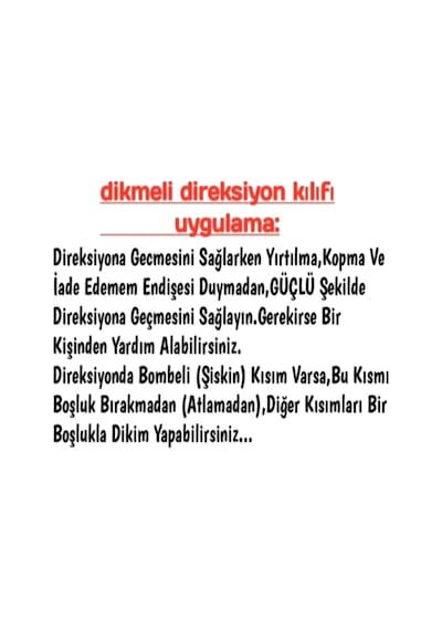 Vw Polo Uyumlu Dikmeli Direksiyon Kılıfı Karbon Delikli Kırmızı Yüzüklü