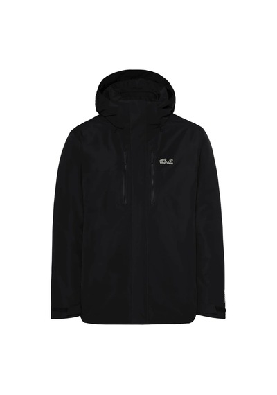 Jack Wolfskın Jack Wolfskin Jasper Pro 3in1 Erkek Outdoor Ceketi 6000 Siyah