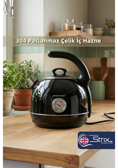Premier Prk 1215C Retro 1.5 L Su Isıtıcısı Kettle