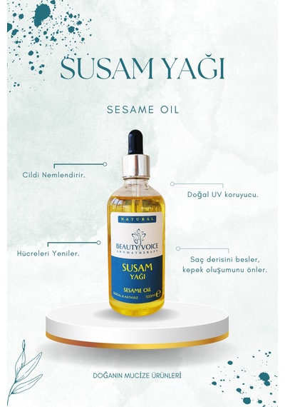 Beauty Voice %100 Doğal Soğuk Sıkım Susam Yağı 2 x 100 ML