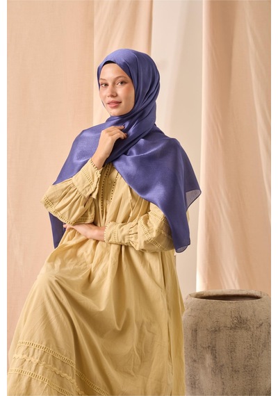 Silk Home Janjan Şal Tek Taraflı Funda Kendinden Çizgi Dokulu Parlak Yüzeyli 75x190 Çok Renkli