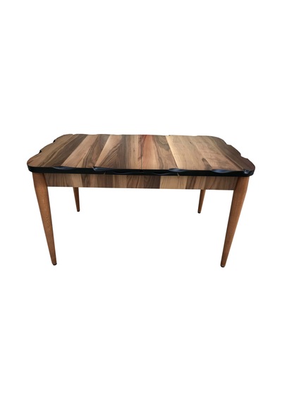 Evimeaksesuar Mdf Ceviz Açılır Kütük Masa + 4 Adet Midye Metal Döşemeli Sandaly Evimeaksesuar Mdf Ceviz Açılır Kütük Masa + 4 Adet Midye Metal Döşemeli Sandaly