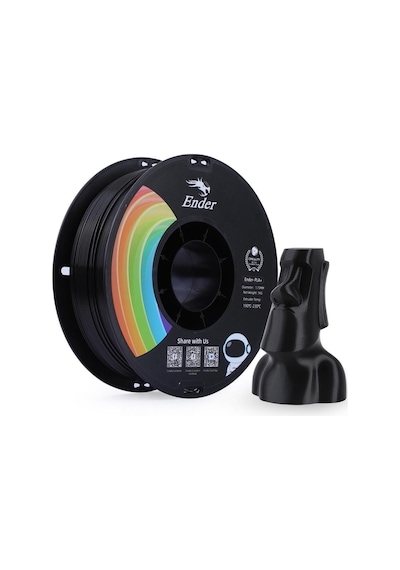 Creality Ender Pla+ Siyah Filament 1.75mm 1kg