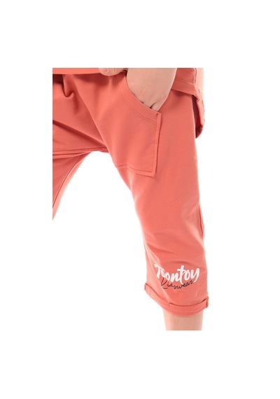 Toontoy Erkek Çocuk Toontoy Kids Wear Baskılı Bermudatakım Kiremit