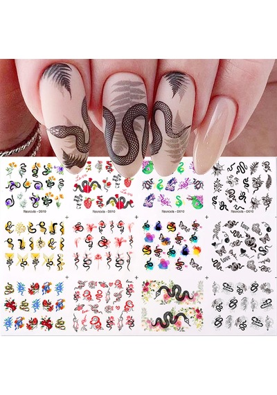 Su Transferli Nail Art Sticker D010 52377-2