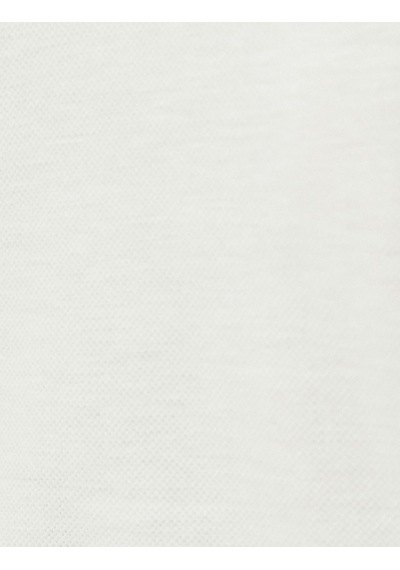 Koton Polo Yaka Crop Üst Kolsuz Çizgili Pamuklu Ekru 4sal30134ık Ekru
