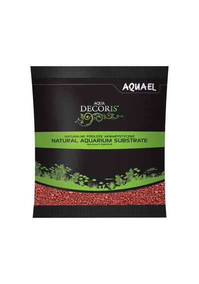 Aquael Gravel Decoris 2-4 Mm Kırmızı Kum 1 Kg