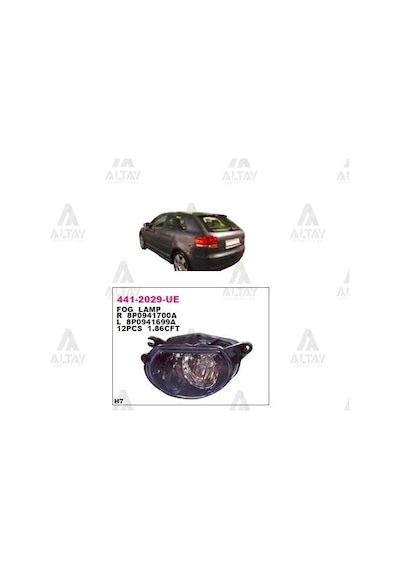 DEPO 4412029RUE Sis Farı Sağ A3 Q7