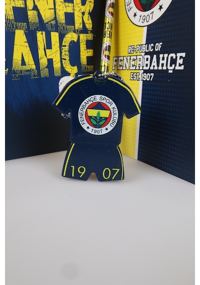 Lisanslı Fenerbahçe Noktalı Defter,kurşun Kalem Ve Kalemtraş Seti Altın