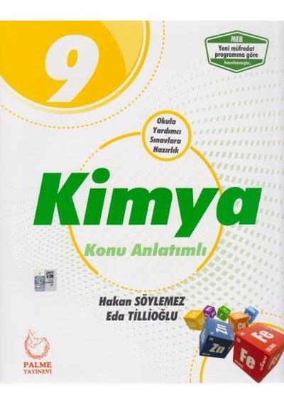 9.Sınıf Kimya Konu Anlatımlı - Eda Tillioğlu -  Hakan Söylemez - Palme Yayınları