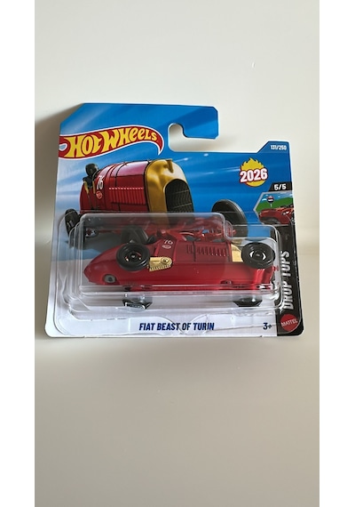 Hot Wheels Fiat Beast Of Turin Kırmızı