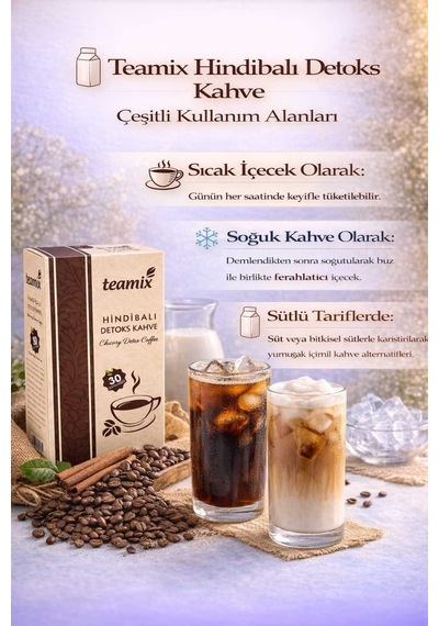 Form Kahve Detox Coffe Hindibalı 30 Stick Poset Hindibağlı Kakaolu Yumuşak Içimli Form Kahve Diğer