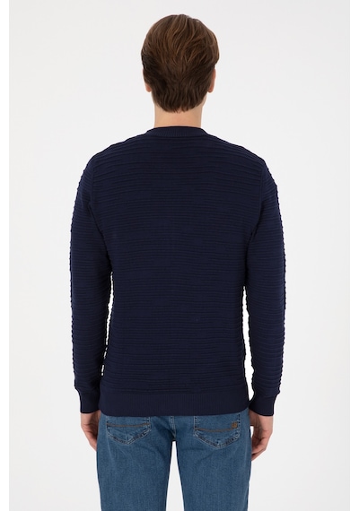 U.s. Polo Assn. Erkek Lacivert Hırka Triko 50308486-vr033 Lacıvert
