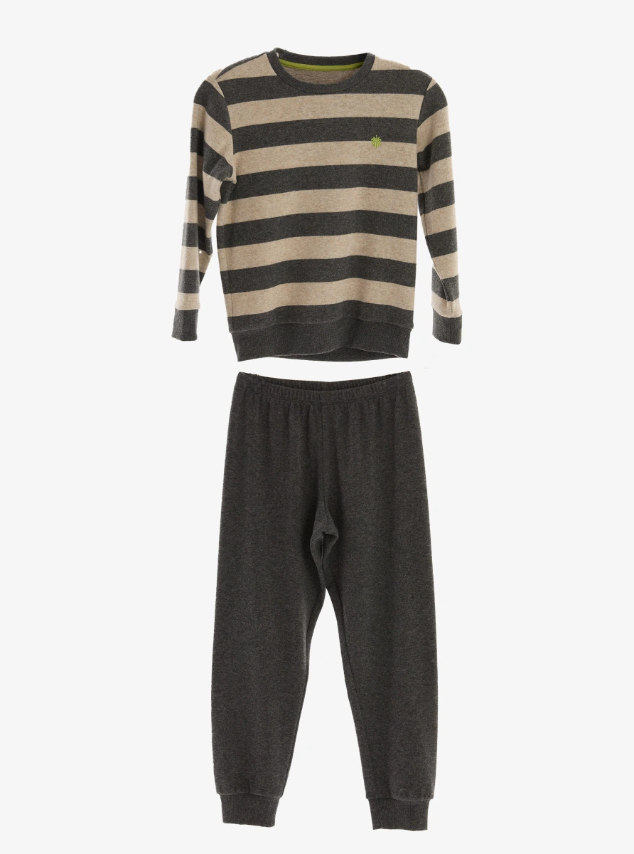 Blackspade Erkek Çocuk Termal Pijama Takımı 40846 - Antrasit Antrasit