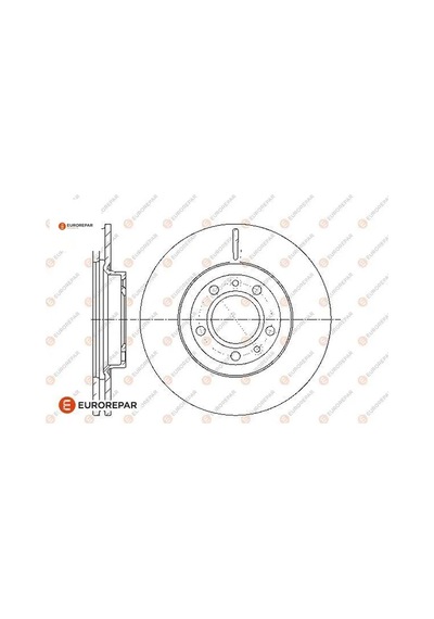 Erp Fren Diski Ön 238mm Psa Bloke Eurorepar 1618862580 1667857280