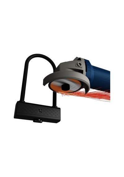 Black X Titan Smart Rock Solid Bluetoothlu U Bisiklet Kilidi Siyah