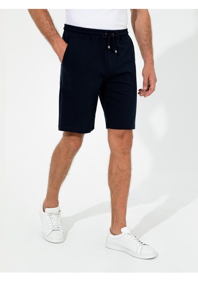 Cacharel Lacivert Comfort Fit Örme Şort