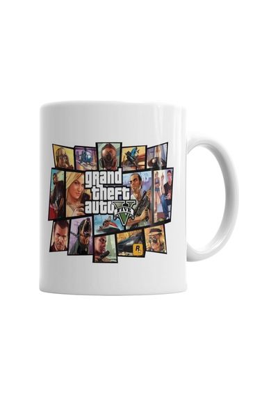 Grand Theft Auto Gta Kupa Bardak Porselen No30911 Karışık