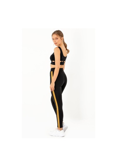 Doremi Active Sportive Kalın Çizgili Tayt-878 001