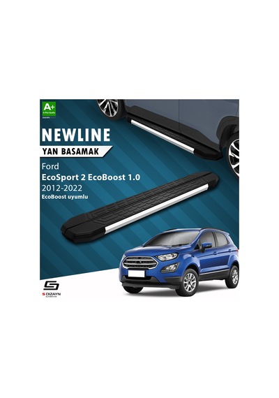 S-dizayn Ford Ecosport 2 Ecoboost 1.0 Newline Krom Yan Basamak 17
