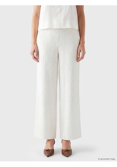 Lcw Comfort Beyaz Beli Lastikli Kadın Pantolon