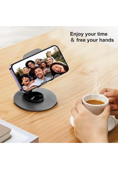 Ayrex Rever Masaüstü Telefon Tutucu Metal Katlanabilir 360 Ayarlanabilir Yükseklik Ve Açı Ayarlı Diğer