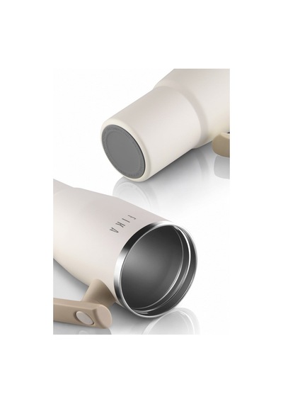 Fika Lumi Döner Kulplu Termos 950 Ml - Bej-7569