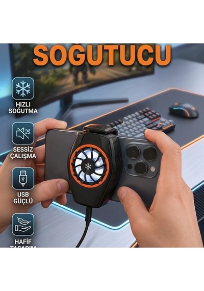 Telefon Soğutucu Fan Cep Telefonu Radyatör Soğutma Aksesuarı