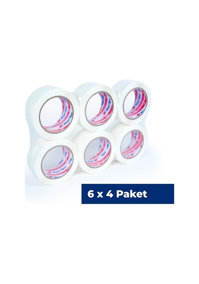 Nuga 45 Mm X 100 Mt Beyaz Koli Bandı 24 Adet
