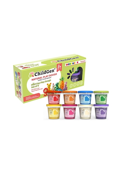 ChildGen 65 Gr 8'li Mini Cup Oyun Hamuru Seti