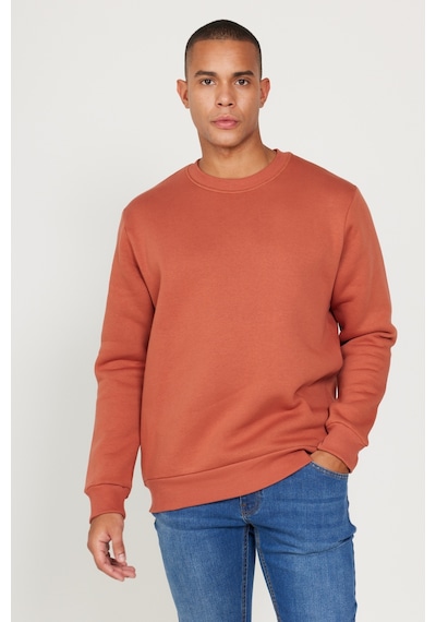 AC&Co / Altınyıldız Classics Erkek Acık Kahve Standart Fit Normal Kesim İçi Polarlı Bisiklet Yaka Sweatshirt Açık Kahverengi AC&Co / Altınyıldız Classics Erkek Acık Kahve Standart Fit Normal Kesim İçi Polarlı Bisiklet Yaka Sweatshirt Açık Kahverengi