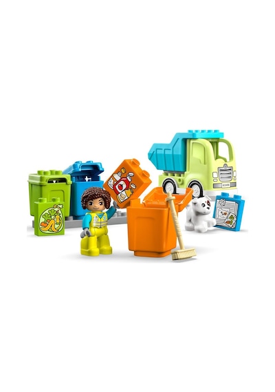 LEGO® DUPLO® Kasabası Geri Dönüşüm Kamyonu 10987 2+ Eğitici Oyuncak Yapım Seti - 15 Parça