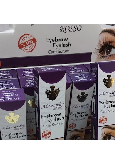 Alessandra Rosso Kaş Kirpik Bakım Serumu Organik Yağ Karışımı Doğal Serum 10Ml
