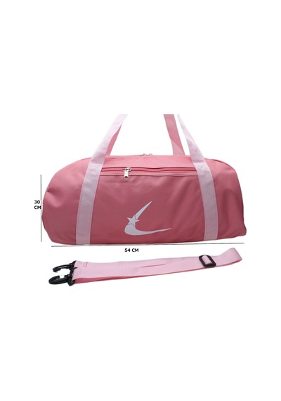 Msmixxstore Somon Renk Suya Dayanıklı Kumaş Seyahat Spor Gym Ve Fitness Çantası Somon