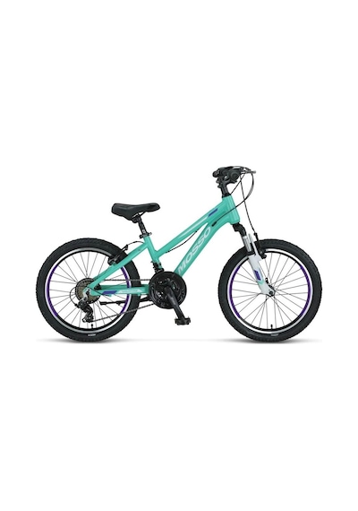 Mosso Wıldfıre L-20-v Kız Çocuk Bisikleti 280h 20 Jant 18 Vites Emerald Mor Çok Renkli
