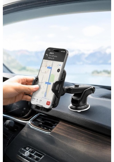 Magnetic Car Holder Araç İçi Telefon Tutucu Jx010 Siyah Taşıyıcı Kolay Kullanım Seyahat Ürünü