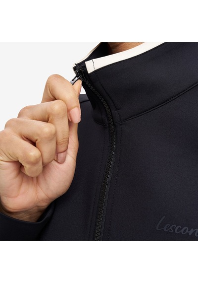 Lescon Siyah Kadın Fermuarlı Sweatshirt 26n-2126
