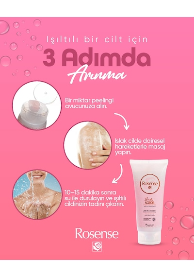 Rosense Body Scrub Rose Vücut Peelingi