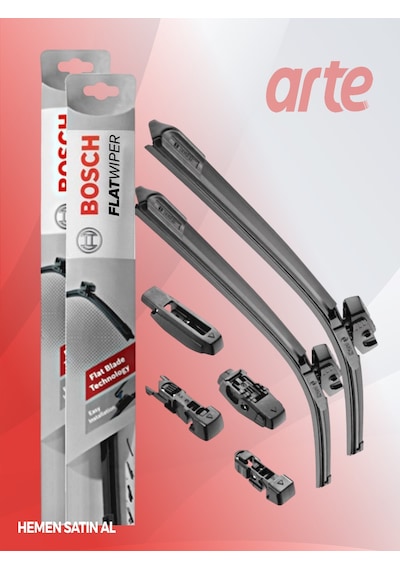 Mitsubishi L200 1996-2007 Ön Silecek Bosch Aeroeco / Flatwiper Serisi 2'li Set