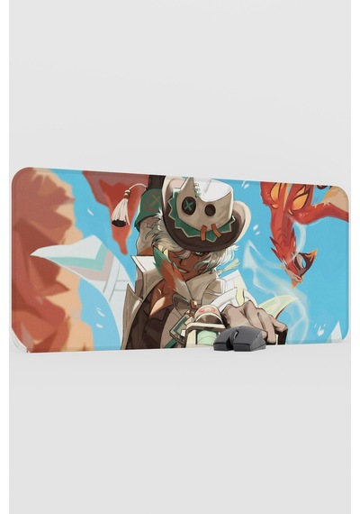 Ifa Genshin Impact Anime Oyuncu V4 - 90x40 Xxl Gaming Mouse Pad Fare Altlığı