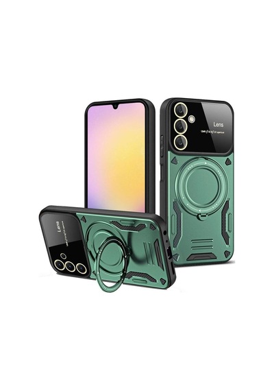 Samsung Galaxy S25 Kılıf Joy Lens Standlı Kapak