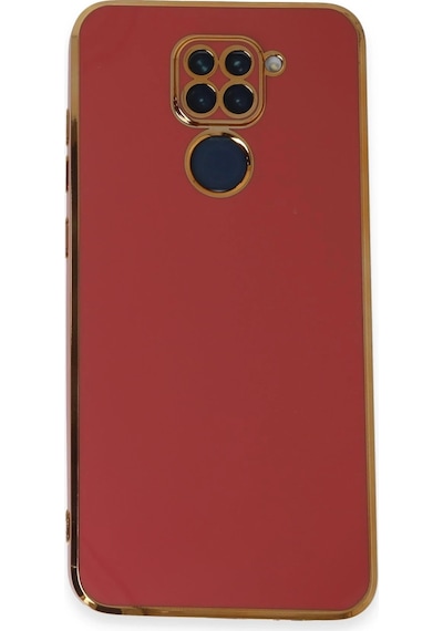 Flzdgnkr Newface Xiaomi Redmi Note 9 Kılıf Volet Silikon - Kırmızı