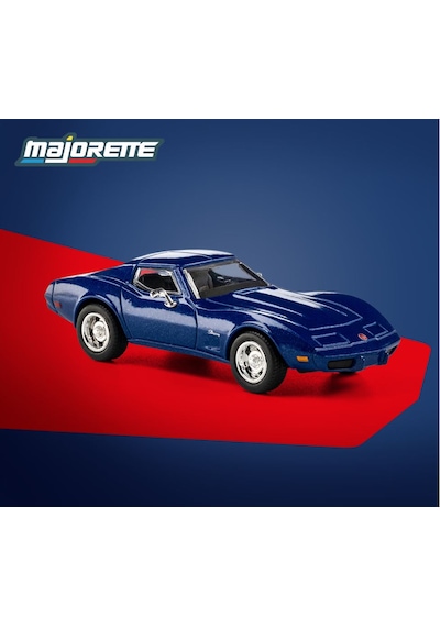 Majorette Collection Chevrolet Corvette C3 50th Anniversary 1:64 Model Araba
