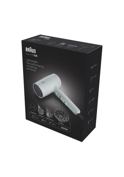 Braun Brhd235e Hd2.35 Iontec Difüzörlü Saç Kurutma Makinesi, 3 Başlıklı, 2200w